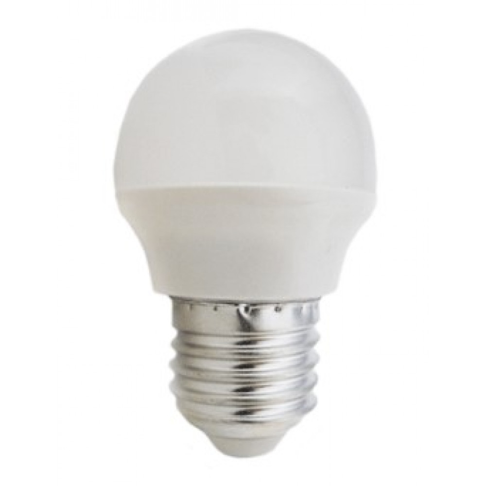 AMPOLLETA LED E27 BOLA  5-6W(40W) CALIDA
