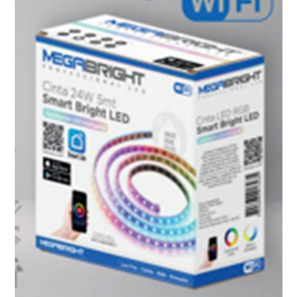 Cinta Led Smart Bright Rgb 24w  5mt