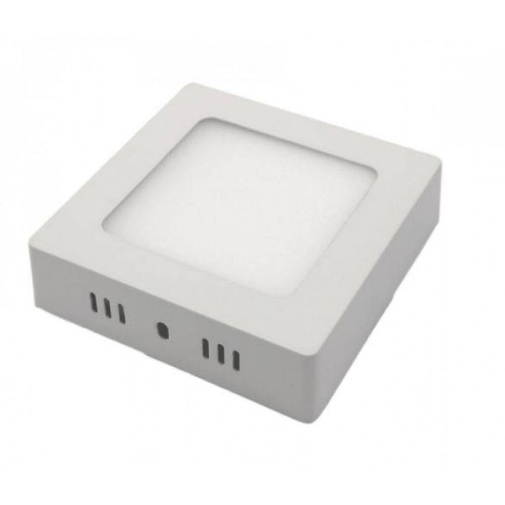 Foco Led S/puesto Cuadrado  9w    L.fria