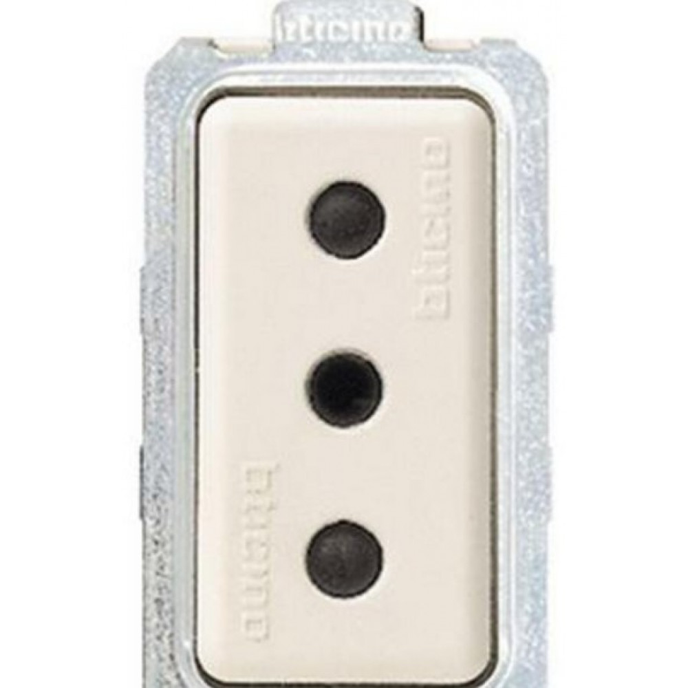 Enchufe Hembra Tic.modulo Luna 2p+t 10a