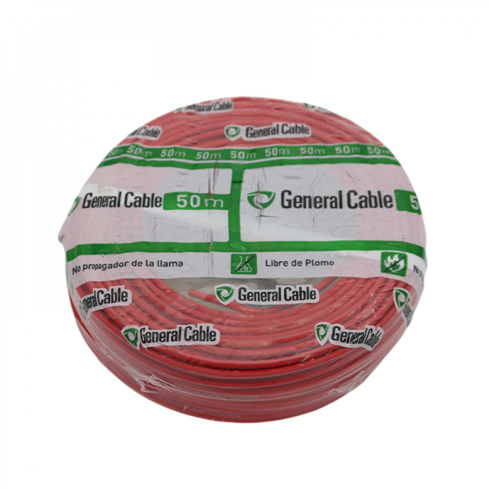 Cable Libre Halogeno Rojo   R-50  2.5 Mm
