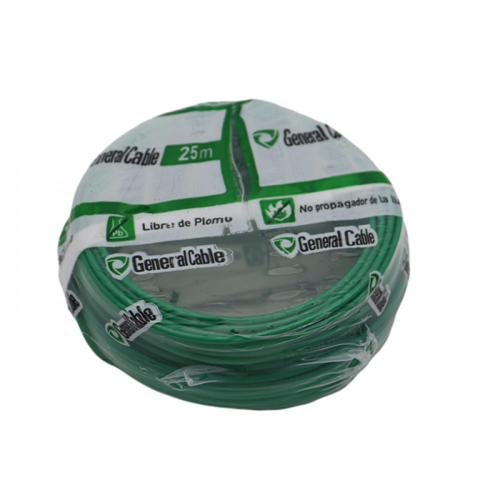 ALAMBRE PLASTICO NYA VERDE R-10   1.5 mm