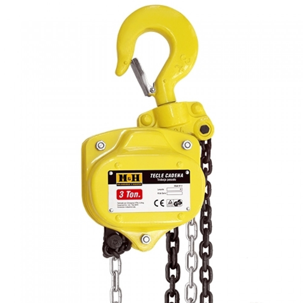 TECLE CADENA M Y H  3 TON          3.0MT