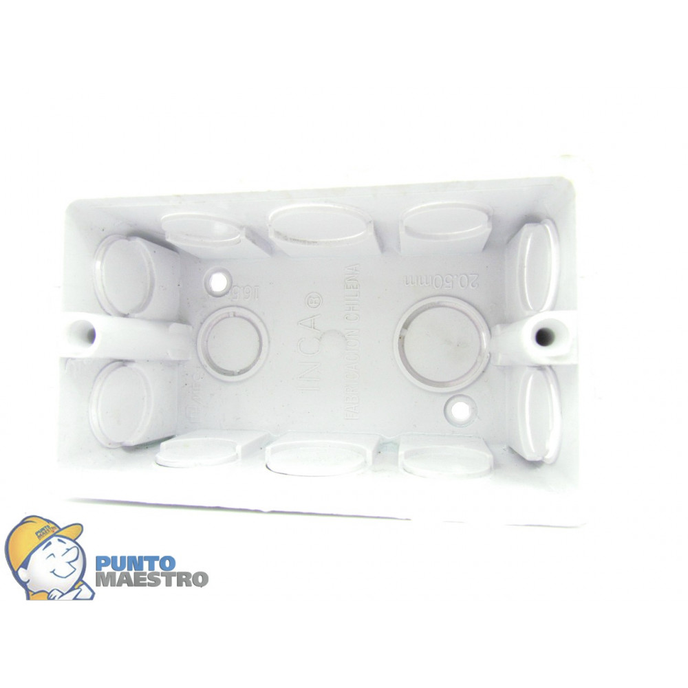 CAJA EMBUTIDA MEC 5/8 - 1/2 BLANCO   505