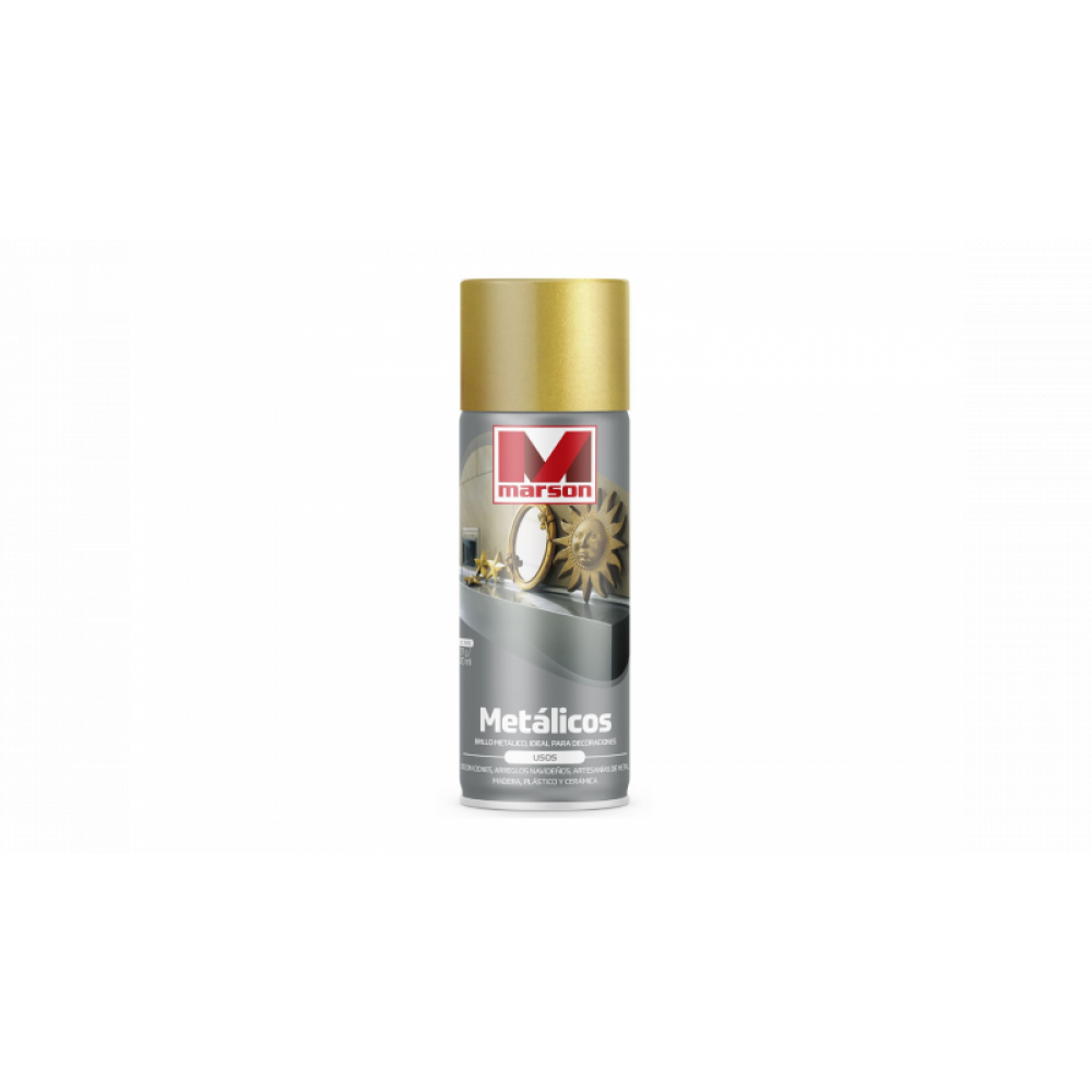 Pintura Metalica Spray Marson Dorado