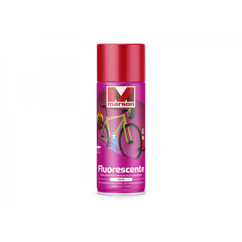 PINTURA MARSON FLUORESCENTE ROJO