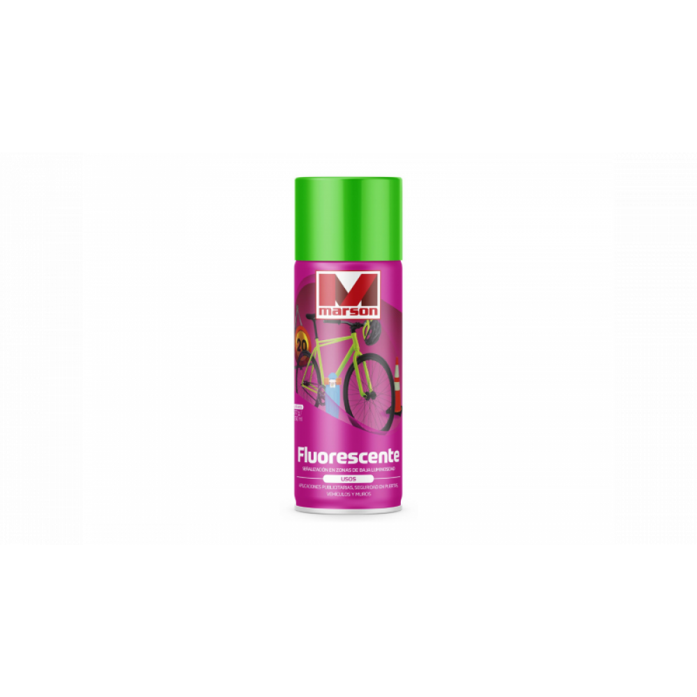 PINTURA FLUORESCENTE MARSON VERDE