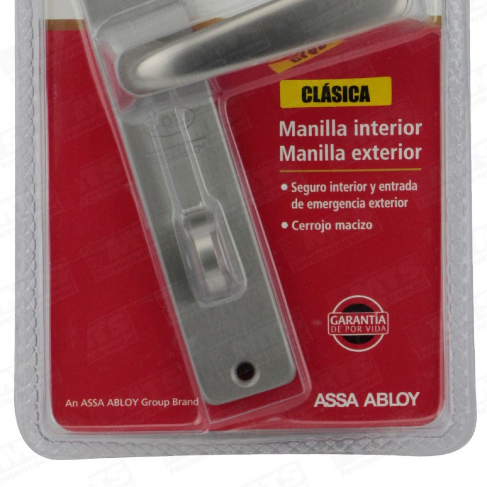 Cerradura Manilla Bano Poli Clasica