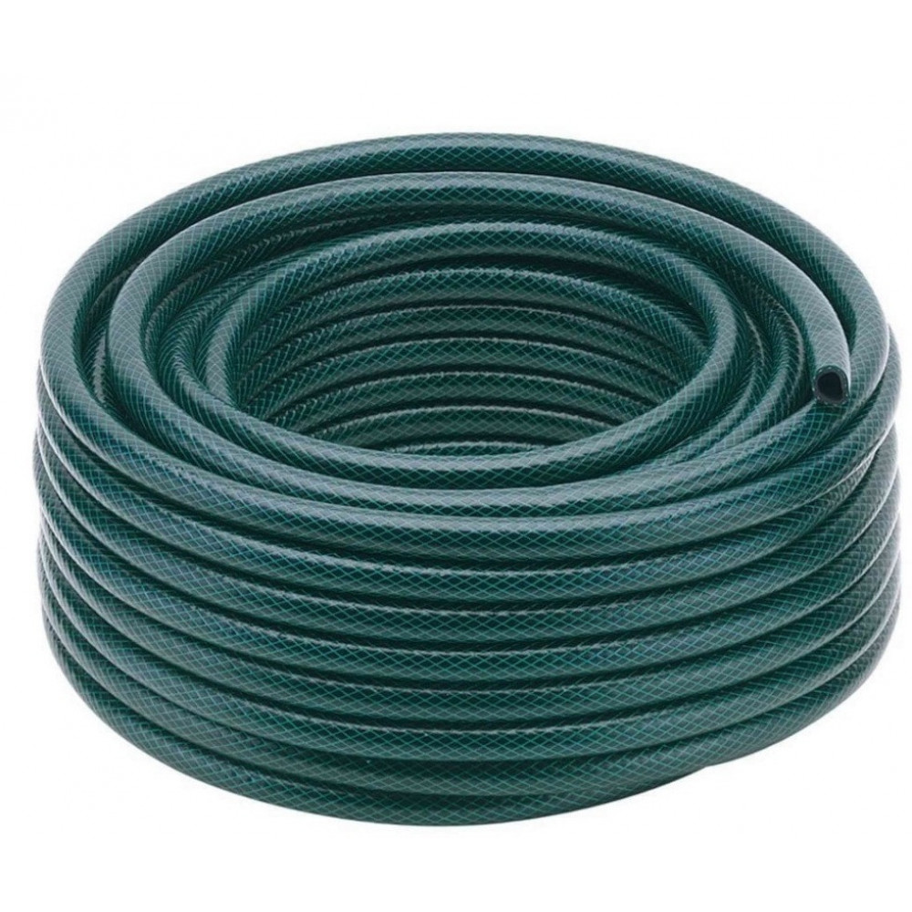 Manguera Jardin Pvc Reforzada Verde 1/2''