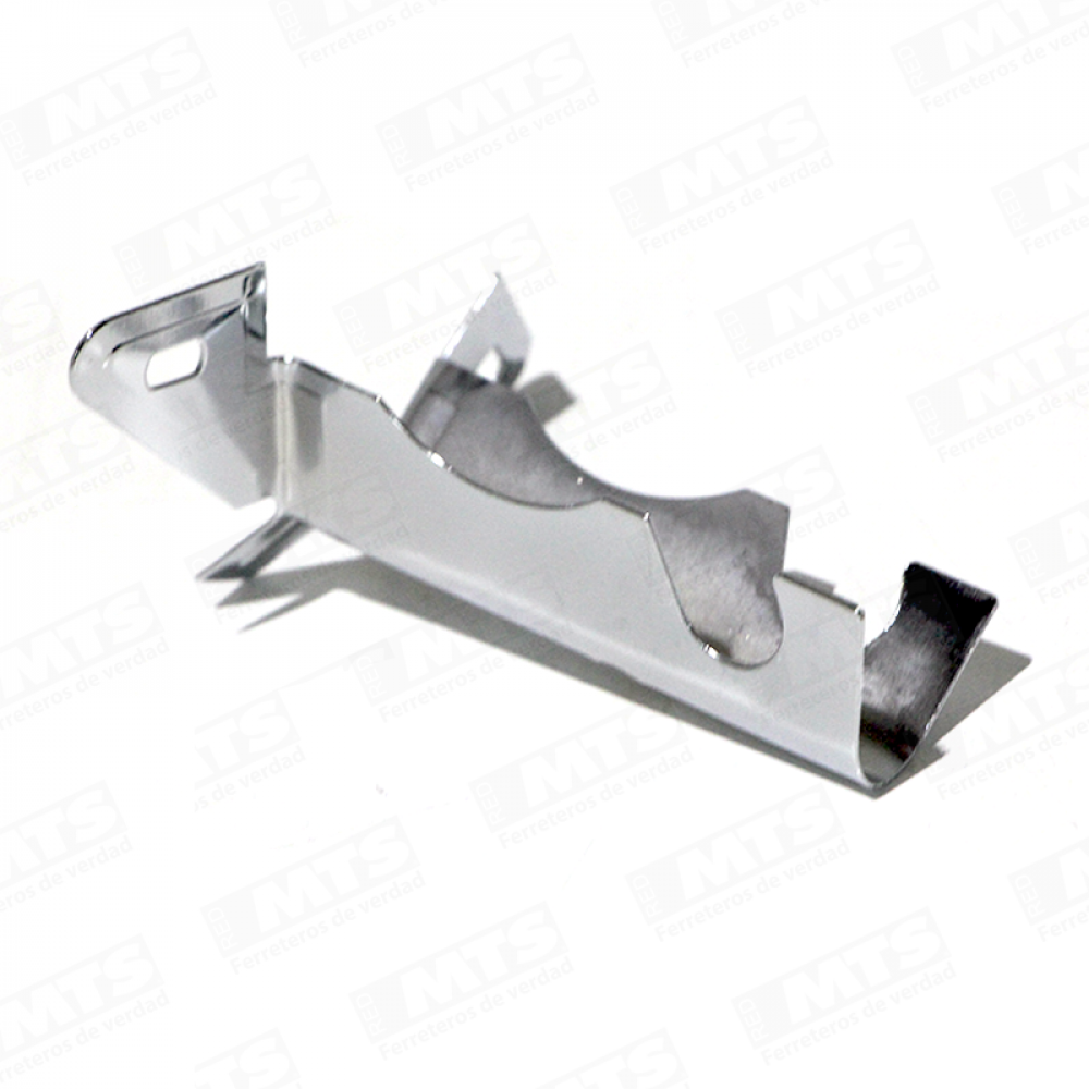 Cortina Soporte Simple Cromado 12 Mm 2un