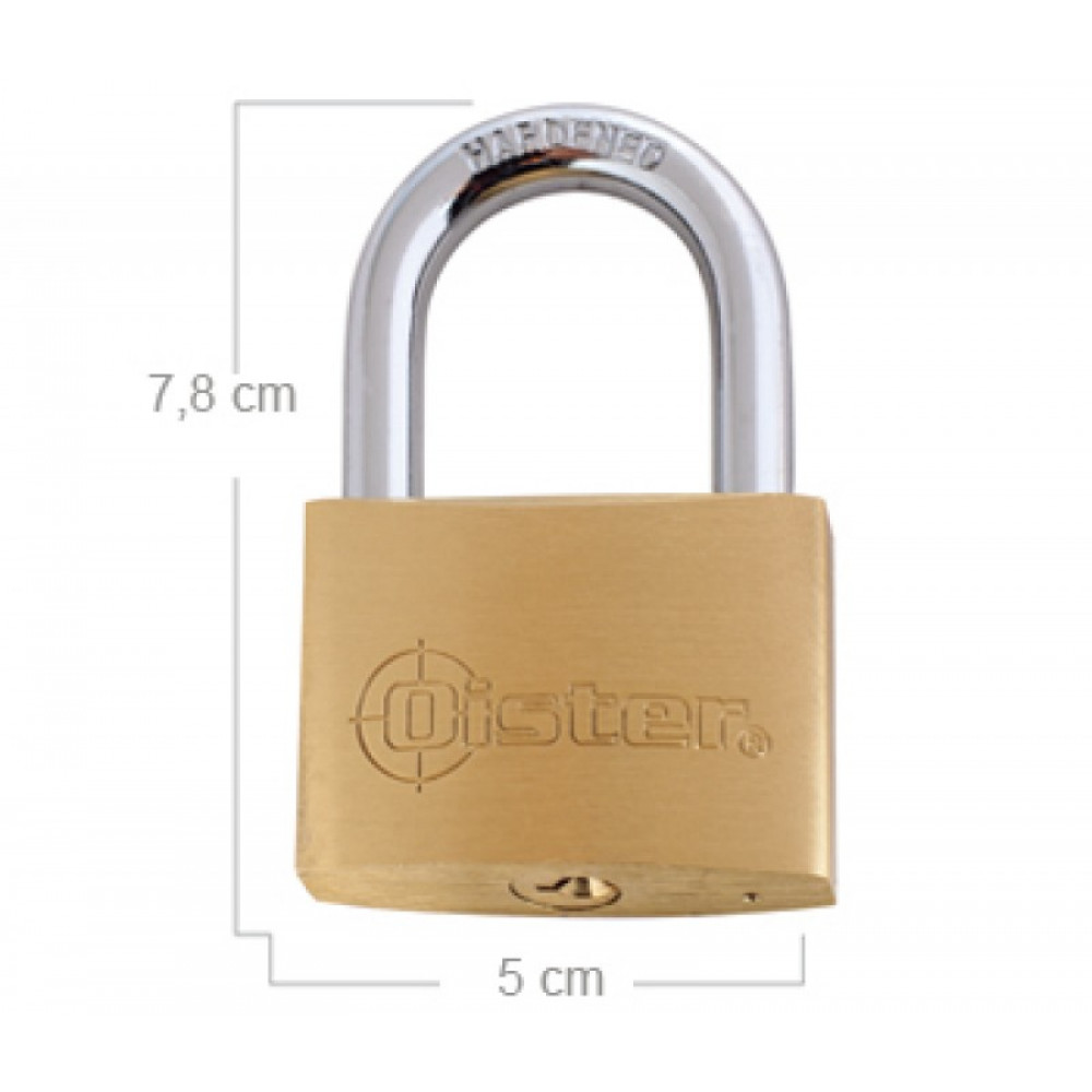 CANDADO OISTER XTRA FIERRO          50mm