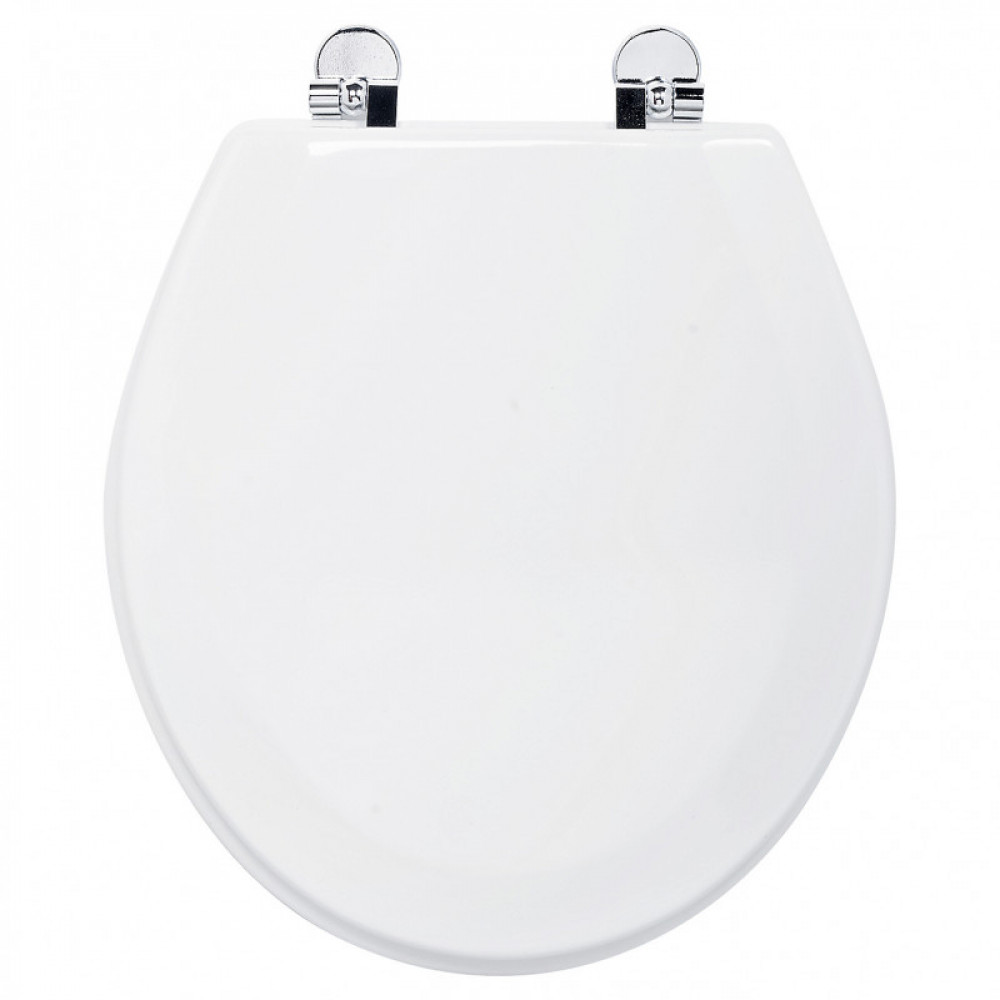 WC ASIENTO REDONDO MADERA BLANCO BIS/CR 
