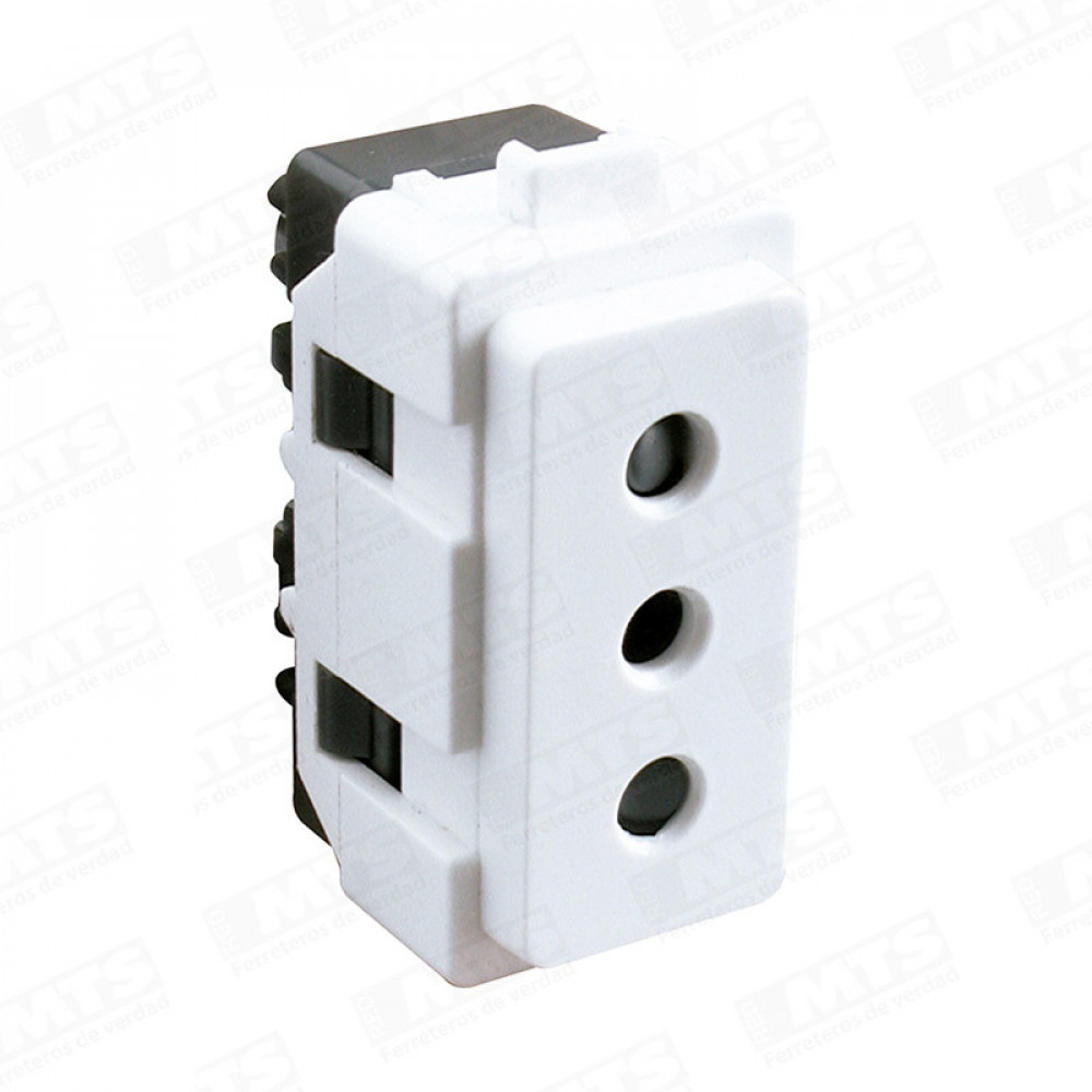 ENCHUFE MODULO GENESIS 10A 2P+T BC. 7808