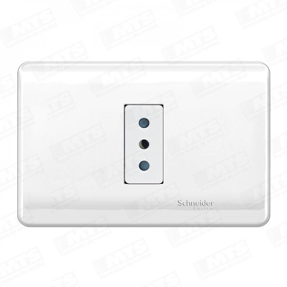 Enchufe Genesis Simple 10a Blanco