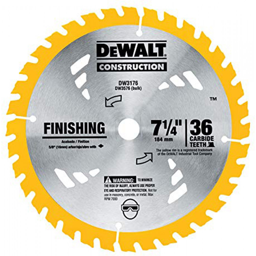 HOJA SIERRA CIRCULAR DW       7.1/4 36D"