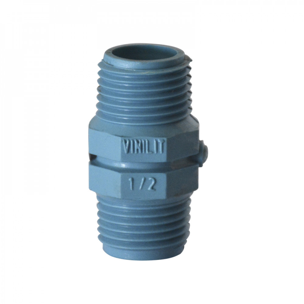 PVC PRESION NIPLE                   1/2