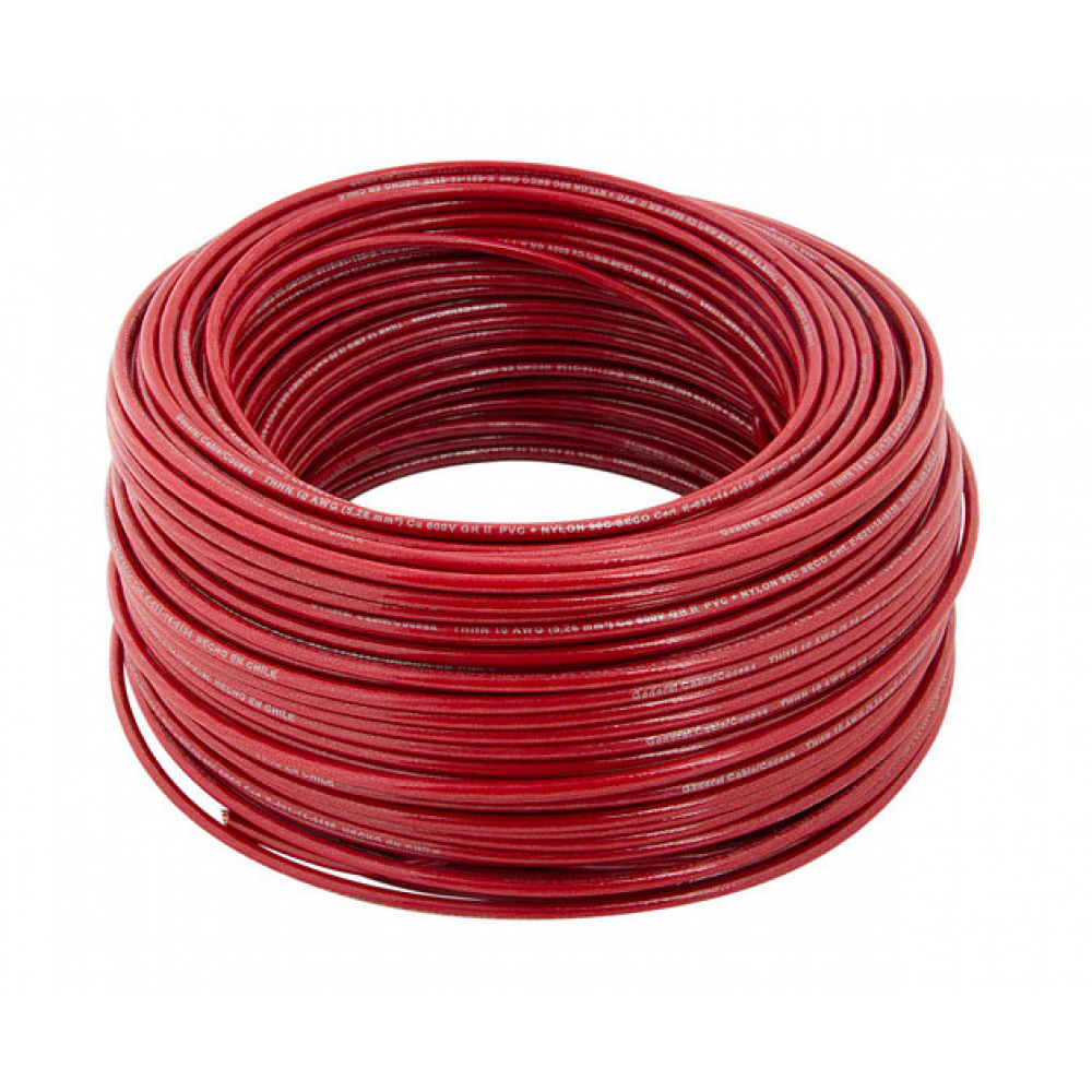 CABLE THHN                 10 AWG   ROJO