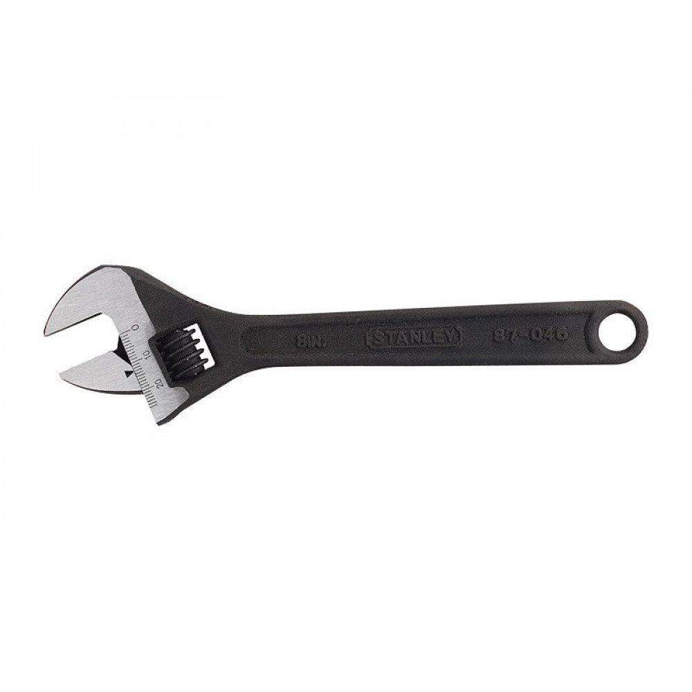 Llave Francesa Stanley Negra  87046   8"