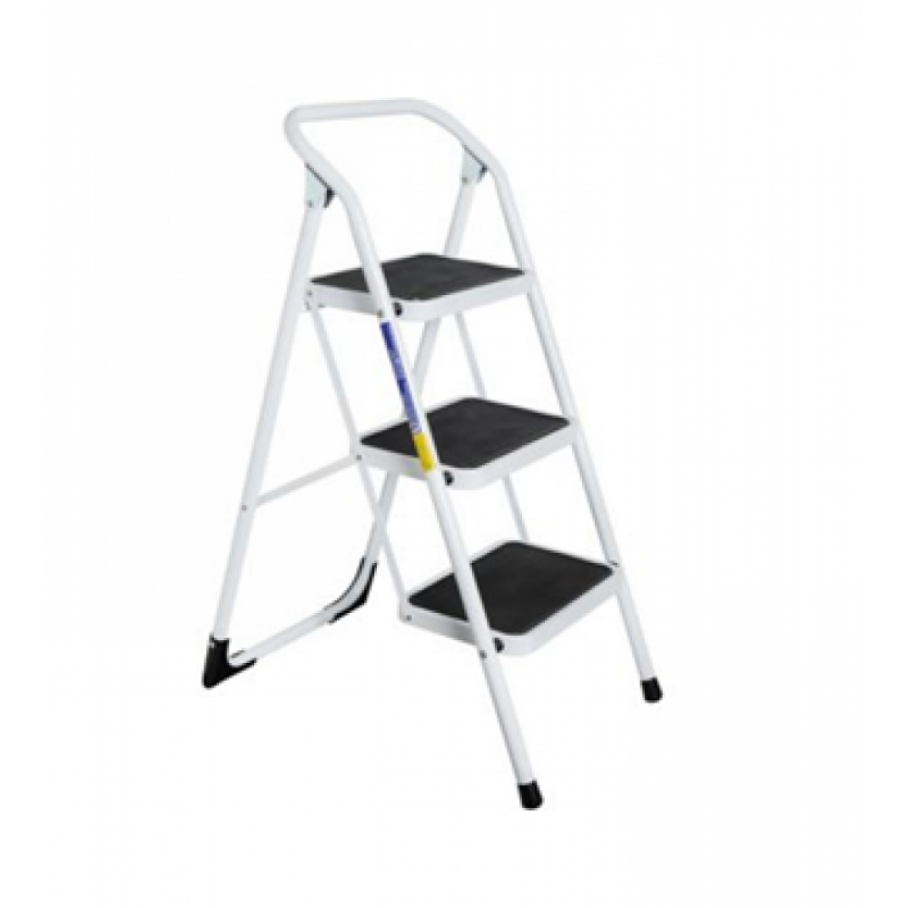ESCALERA PISO ACERO 3 PELD. (150KG) 1mt.