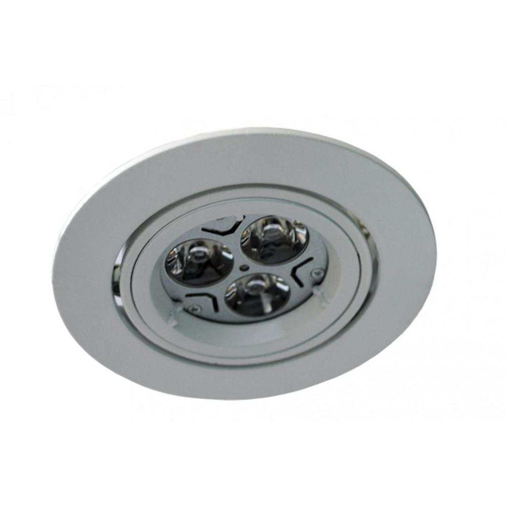 Foco Led Embutido 80mm Bascul Gu-10 Blco