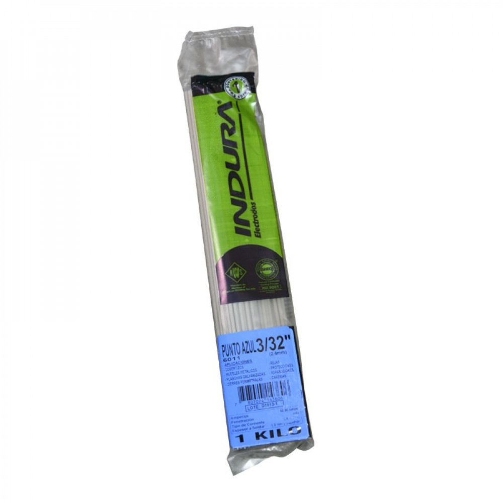 SOLDADURA INDURA PTO.AZUL 6011     3/32