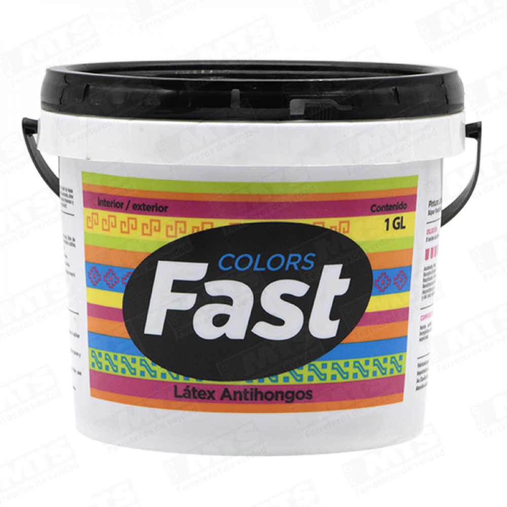 Latex  Tricolor Fast Azul Electrico 1 Gl