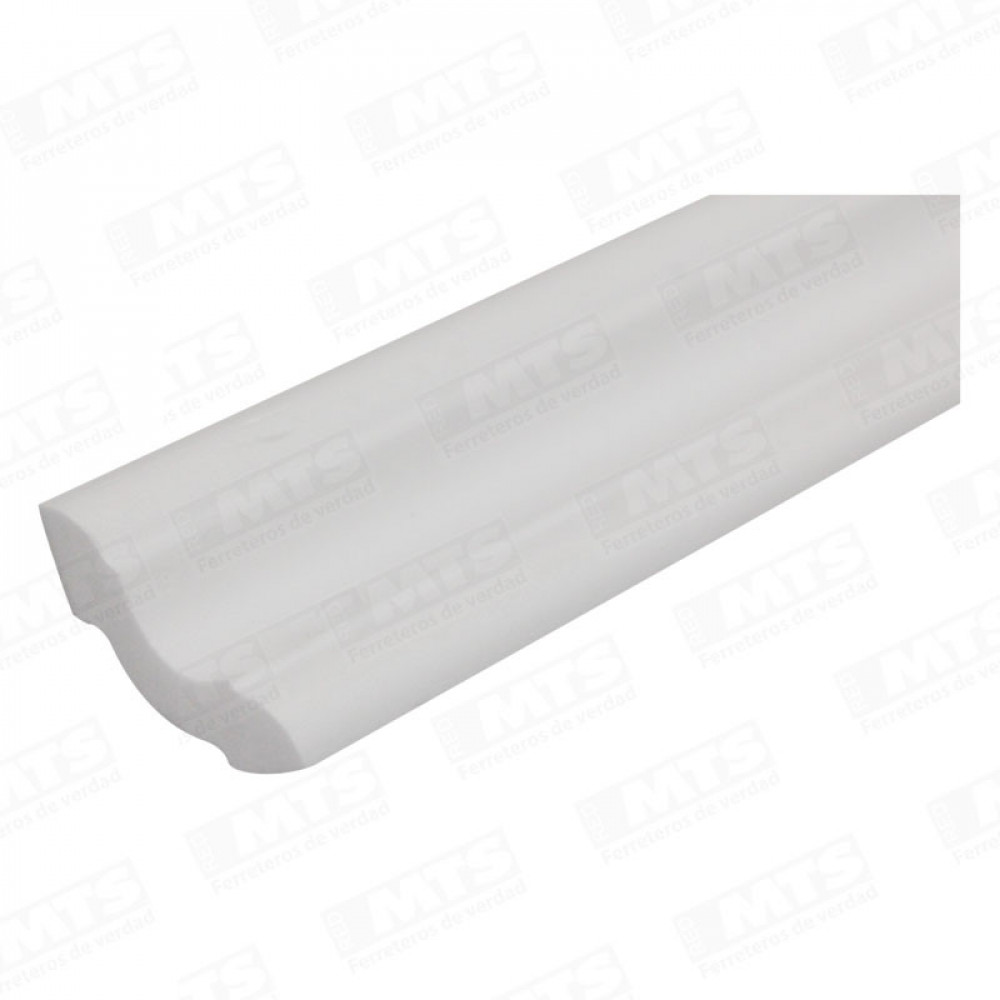Moldura 1/2 Cana   E24  29x29mm Bco  2m