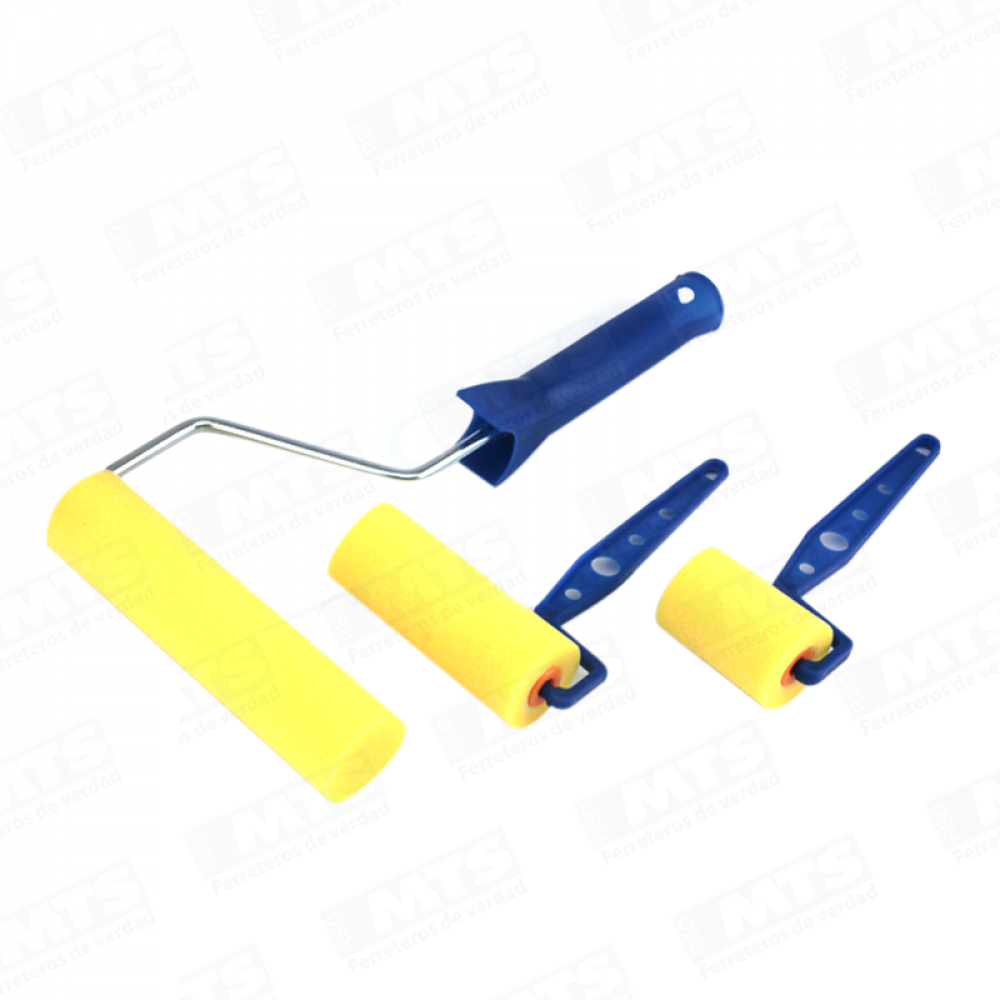 Set 3 Rodillos 5 +9 +15 Cm