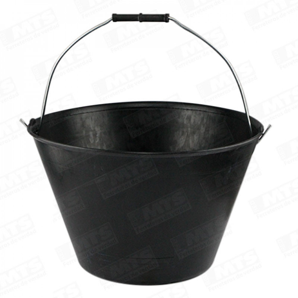 BALDE PLASTICO ALBANIL C/M.         12LT