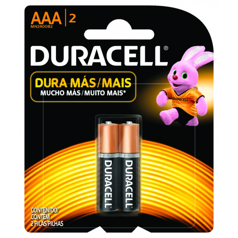Pilas Duracell Chica Aaa (2 Unid.)