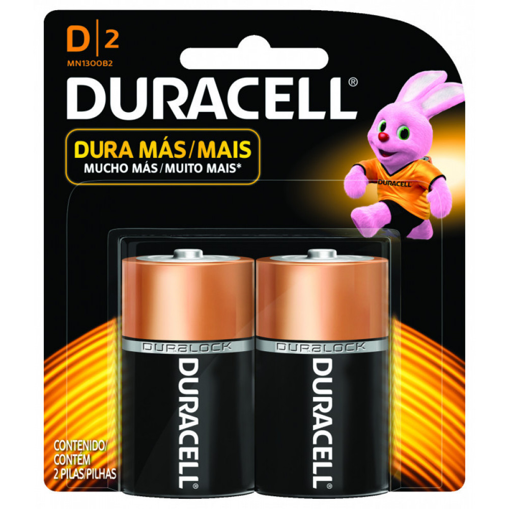 Pilas Duracell Grande (2 Unid.)