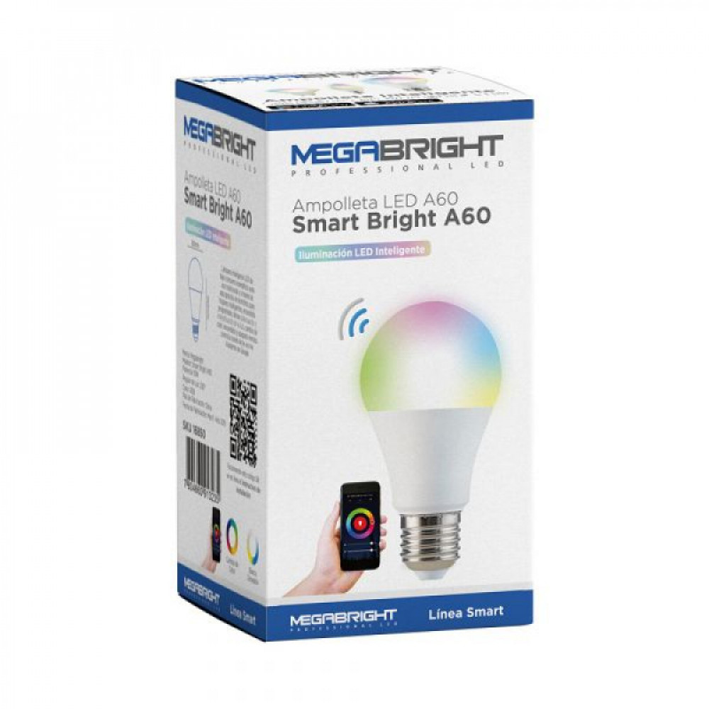 Ampolleta Led E27 Smart Bright A60 10w