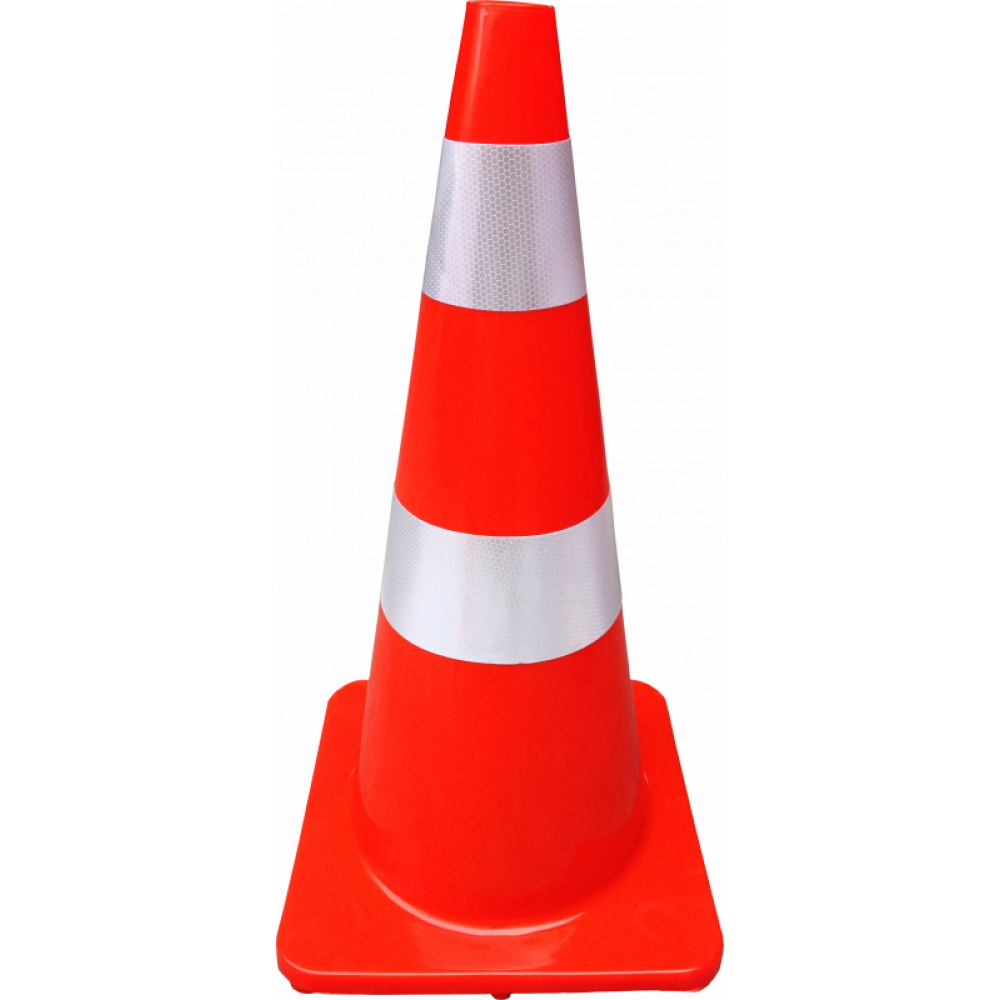 Cono Senalizacion Naranja C/cinta    28