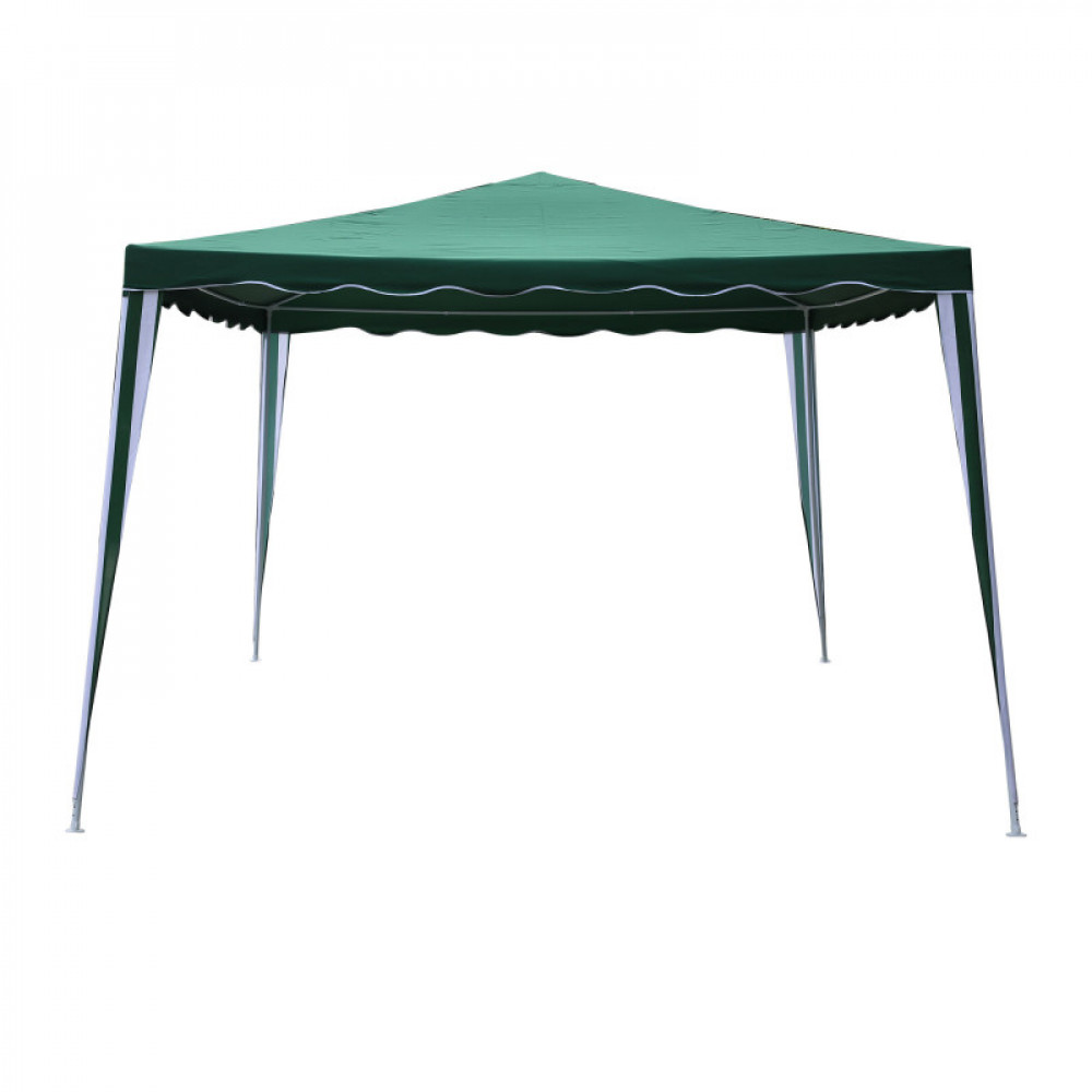 TOLDO VERDE  POLYESTER TUBO ACERO 3X3 mt