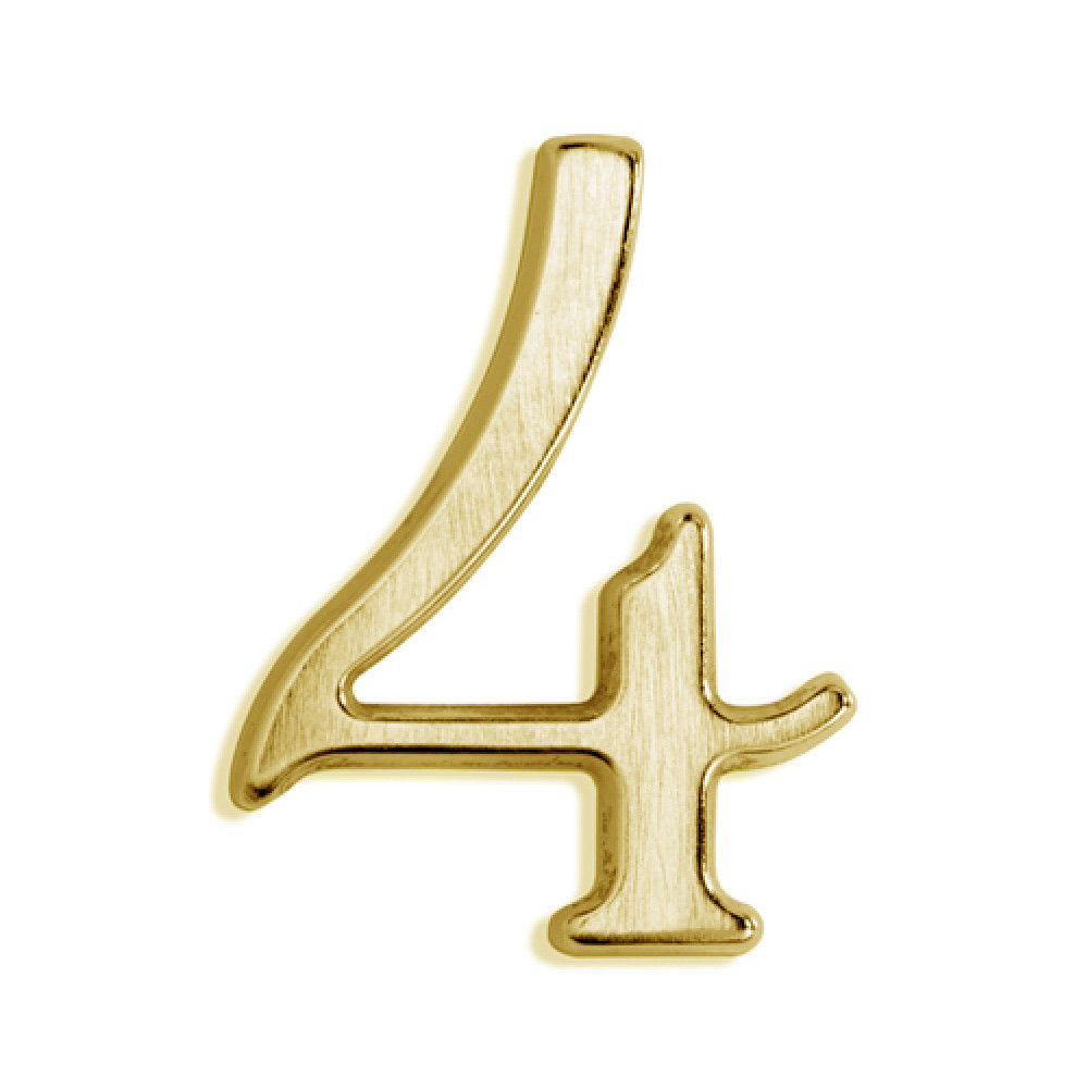 NUMERO 4 BRONCE POLI 171-7 SP        7CM