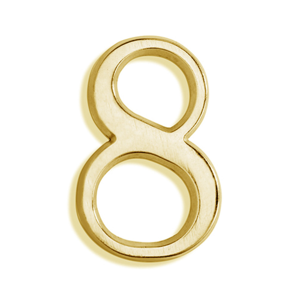 NUMERO 8 BRONCE POLI 171-7 SP        7CM