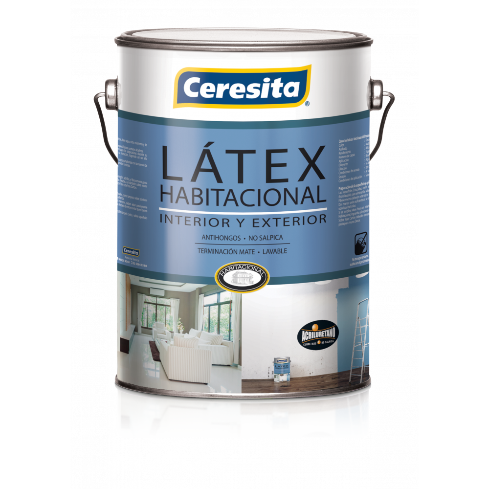 Latex Ceresita Habitacional Blanco  1 Gl