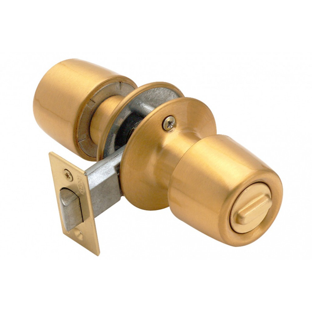 Cerradura Pomo Bano-dorm.poli Urb.bronce