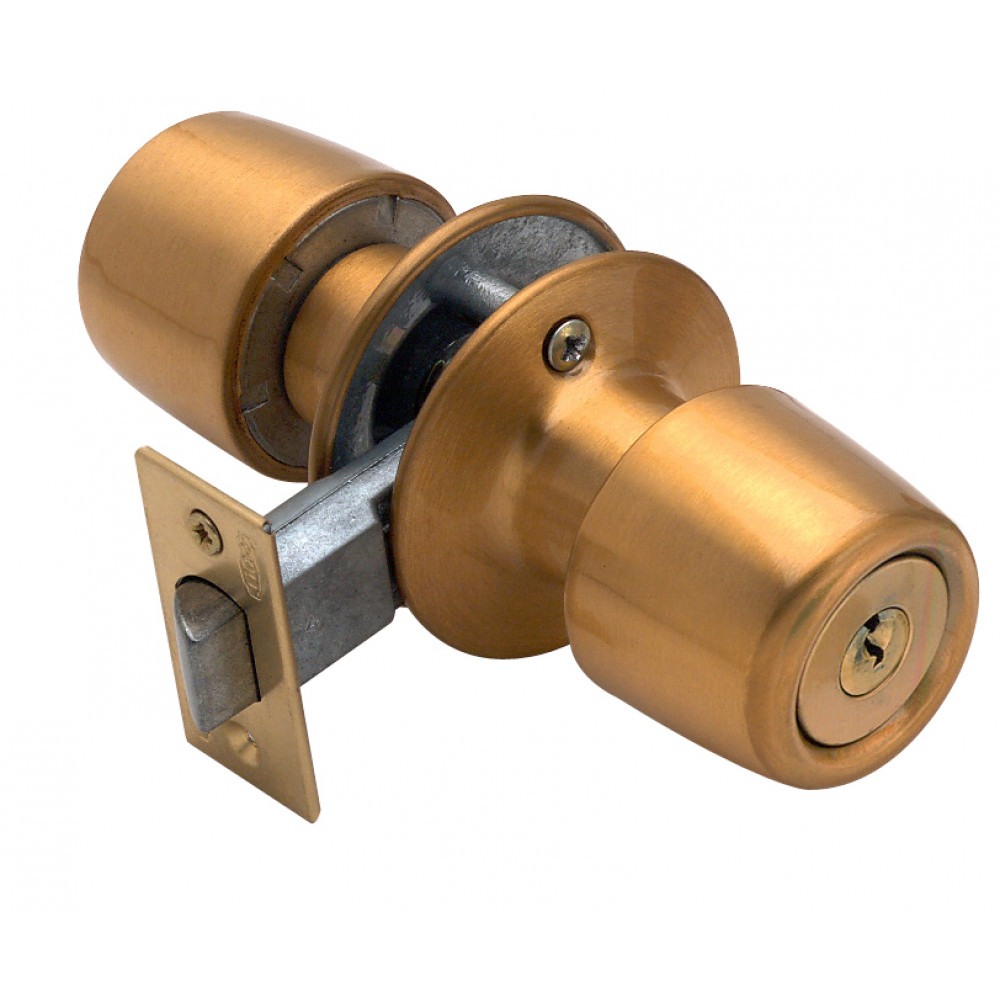 Cerradura Pomo Ofic-dorm.poli Urb.bronce