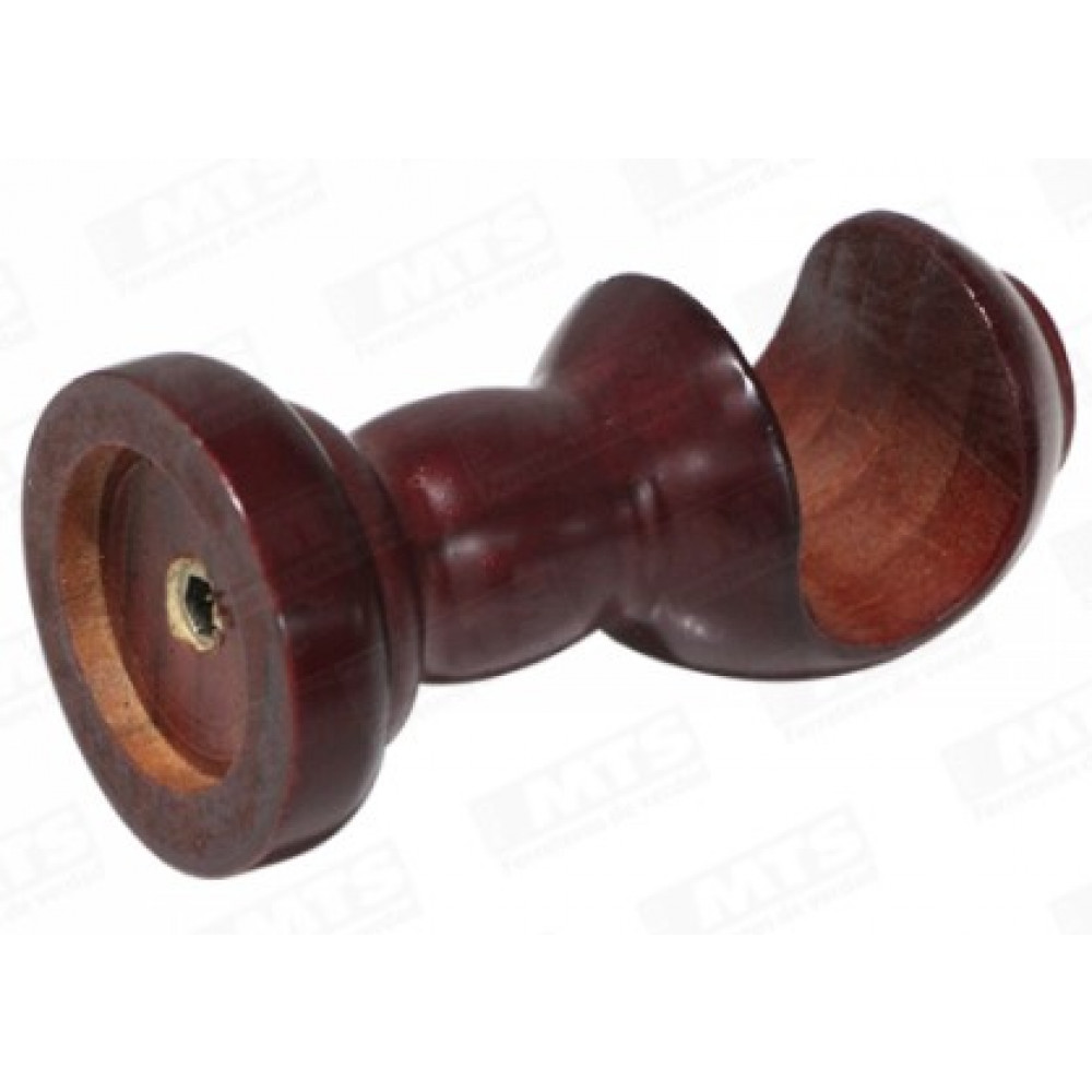 Cortina Soporte Simple Madera Miel 28 Mm
