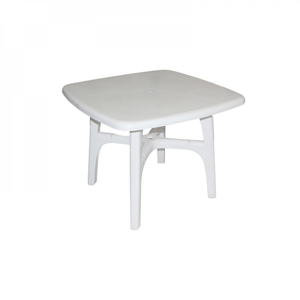 MESA BLANCA                   93X93X72CM
