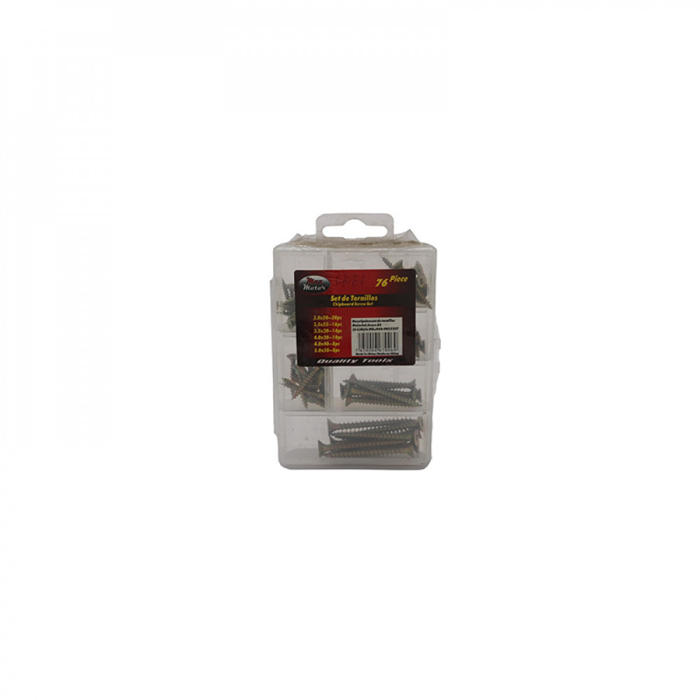 SET D/TORNILLOS                   76PZAS