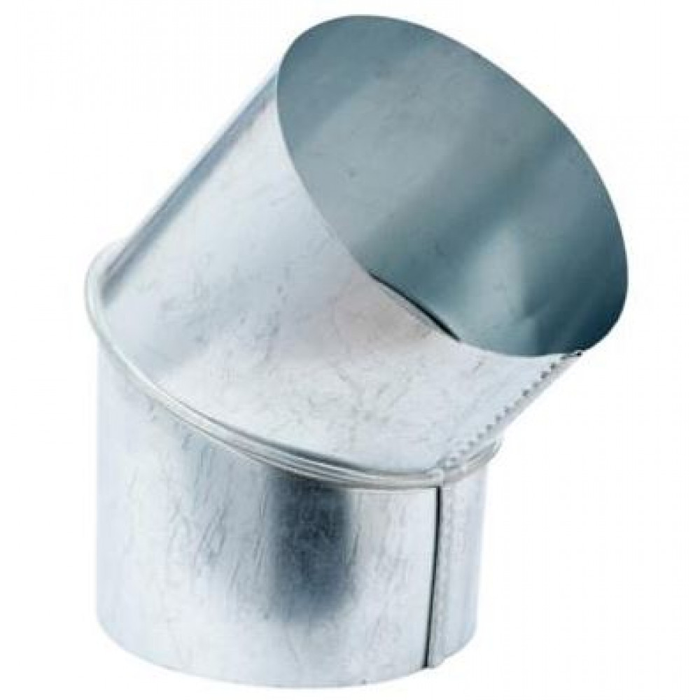 CODO VENTILACION GALVANIZADO 4.1/2X45GR