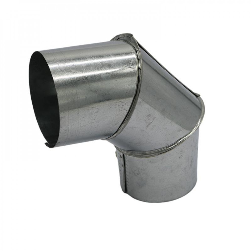 CODO VENTILACION GALVANIZADO     4X90GR