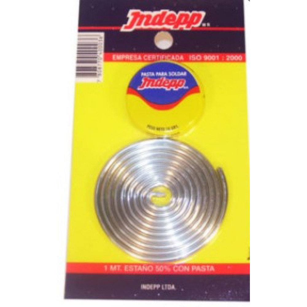 Soldadura Indepp Alamb.c/fund. 1.6mm 50%