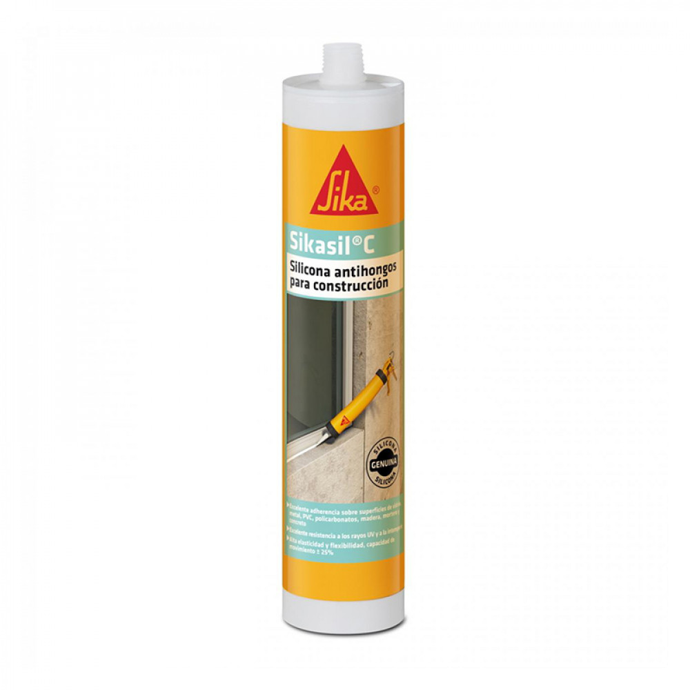 Sellador Neutro Sikasil  Blanco 300 Ml