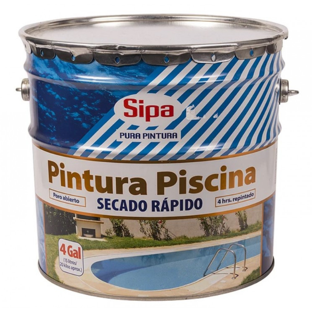 PINTURA PISCINA SIPA AZUL    4GL