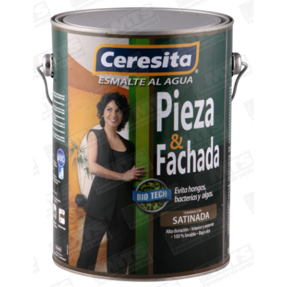 Esmalte Agua Ceresita P&f Verde Manz 1gl