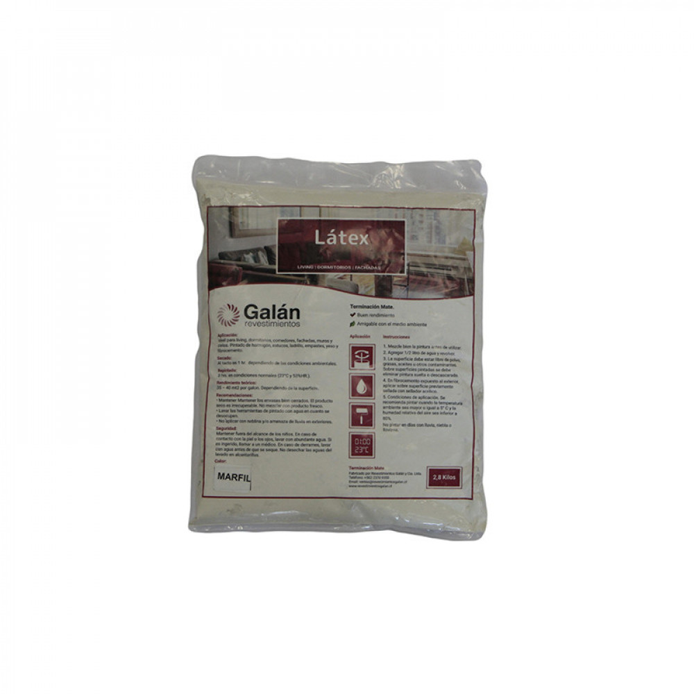 Latex Bolsa Marfil