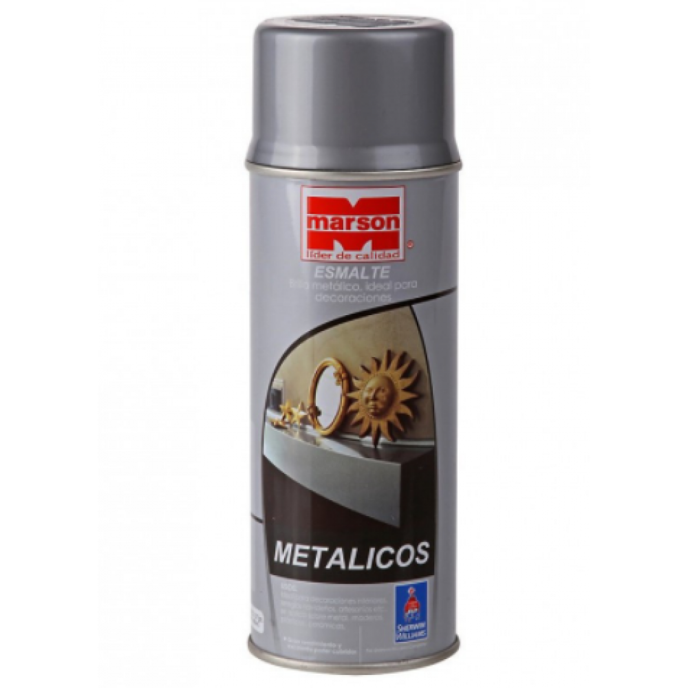 Pintura Metalica Spray Marson Plata